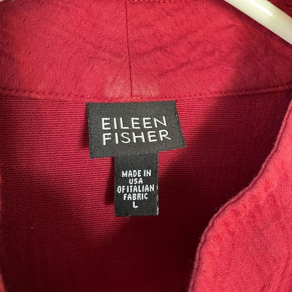 Eileen Fisher Cotton Blend Textured Jacket - Picture 2 of 7